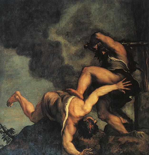  Titian Cain and Abel Germany oil painting art